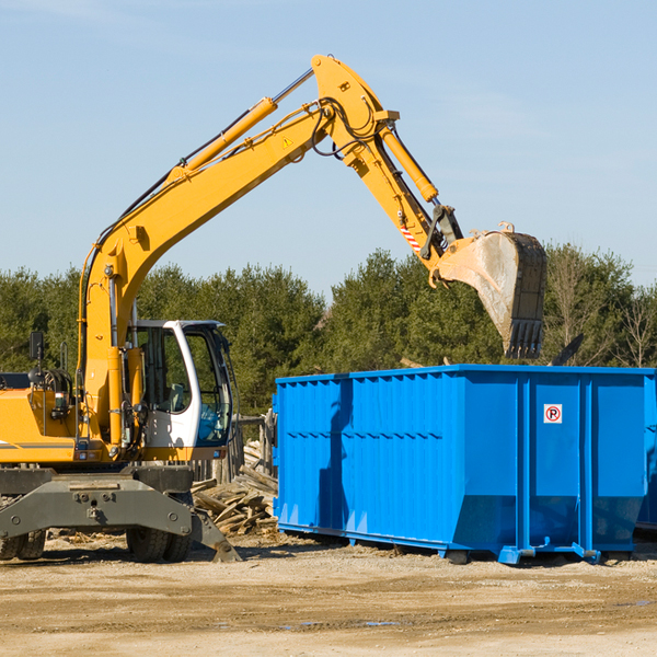 can i request a rental extension for a residential dumpster in Bakewell TN